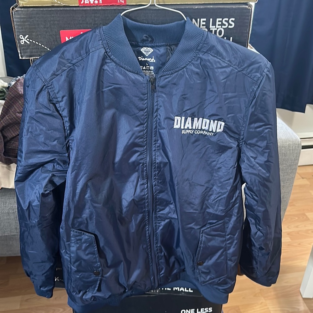 Brand new large jacket Diamond supply co.
